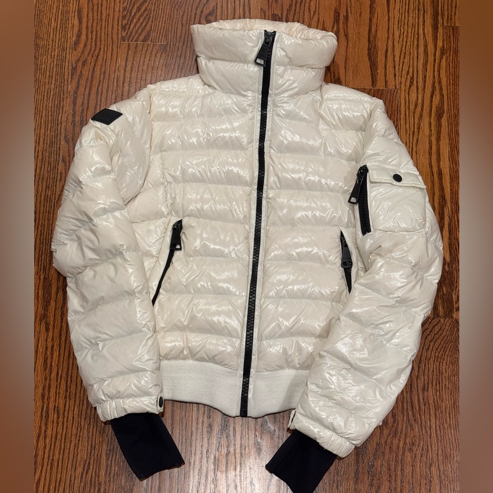 SAM. Women's Off-White Puffer Jacket